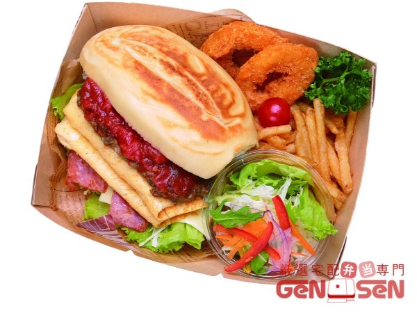 黒毛和牛粗びきハンバーグSPサンド