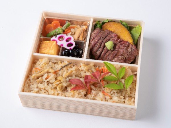 特選サーロインステーキと炊き込み御膳