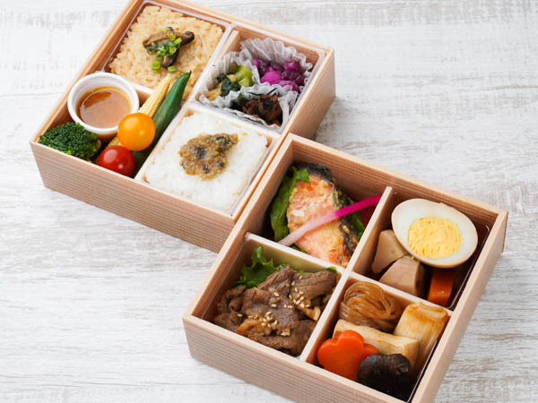 山形牛焼肉と鮭西京焼き御膳