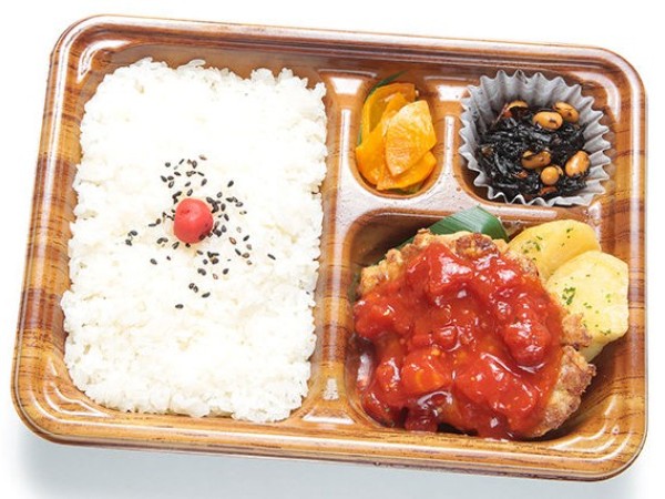 特製トマトソース 阿波尾鶏ハンバーグ弁当