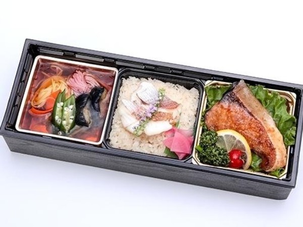 笑福箱 天然鰤の照焼きの鯛めし御膳