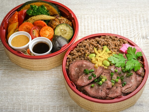 霜降り牛ステーキの二段BENTO