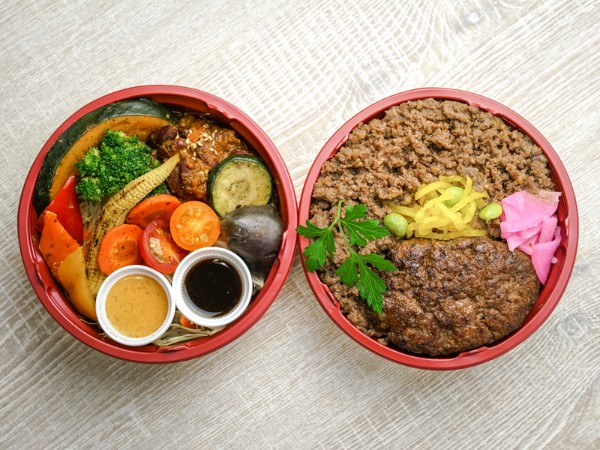 自家製うまみハンバーグ二段BENTO