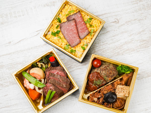 厳選赤身ステーキ＆牛ハンバーグ御膳