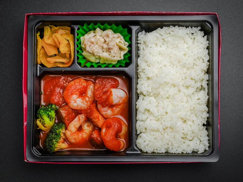 海老のチリソース弁当