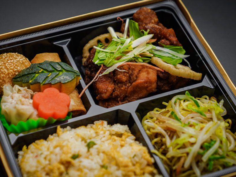 【4升】四川油淋鶏（ユーリンジー）と炒飯弁当