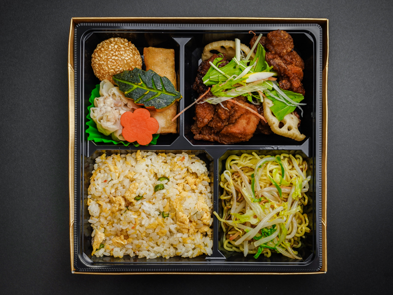 【4升】四川油淋鶏（ユーリンジー）と炒飯弁当