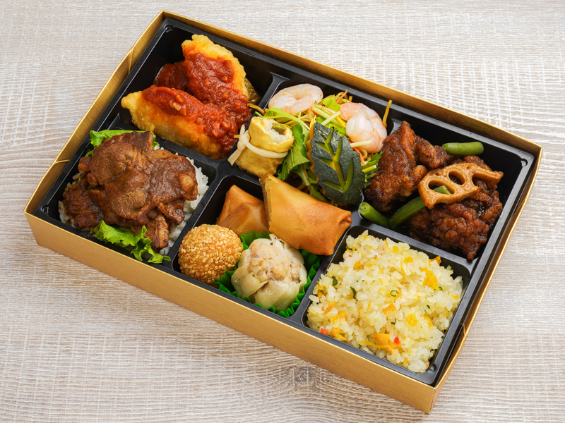 【お弁当デリ限定】6升10品 限定ボリューム中華弁当