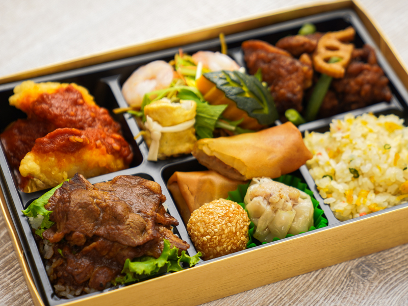 【お弁当デリ限定】6升10品 限定ボリューム中華弁当