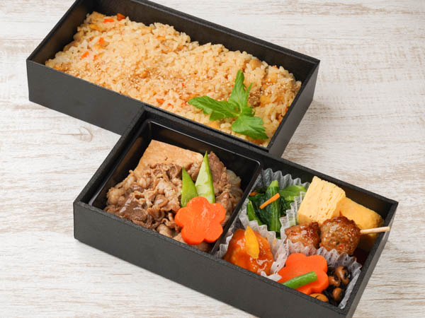 牛すき煮二段重