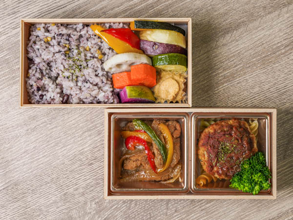 野菜×野菜の2段御膳