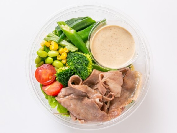 黒毛和牛“炙り牛”サラスパ 胡麻ドレッシング