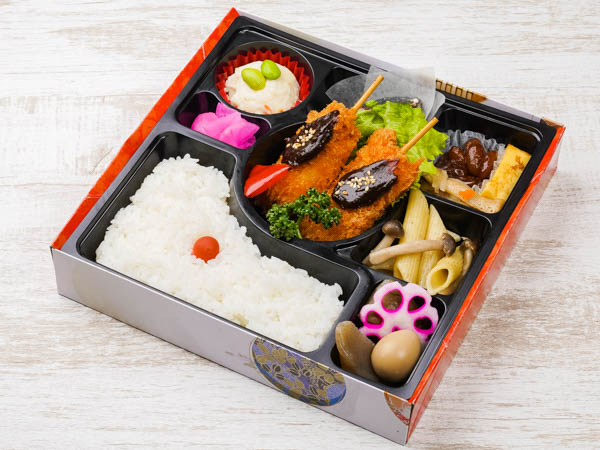 選べるご飯の豚肉味噌カツ彩り弁当