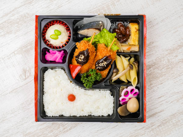 選べるご飯の豚肉味噌カツ彩り弁当