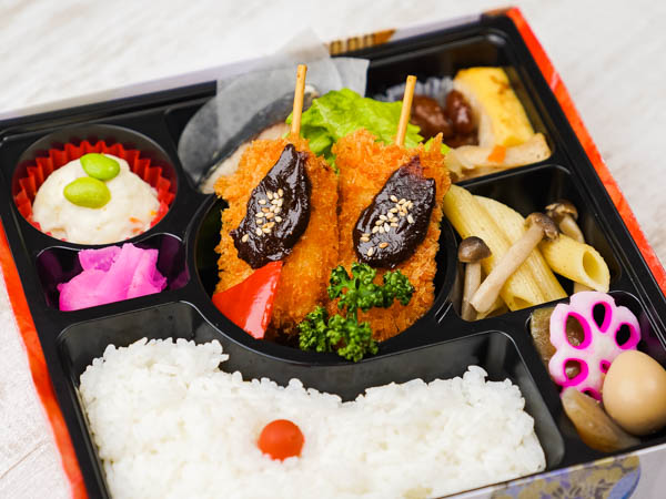選べるご飯の豚肉味噌カツ彩り弁当