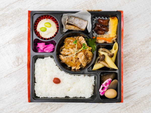 選べるご飯の生姜焼き彩り弁当