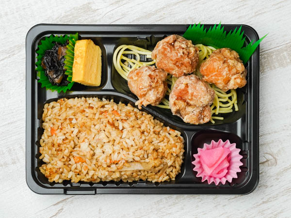 唐揚げ＆博多かしわ飯弁当